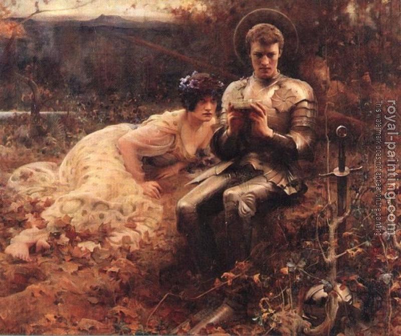 Arthur Hacker : The Temptation of Sir Percival Arthur Hacker : The Temptation of Sir Percival